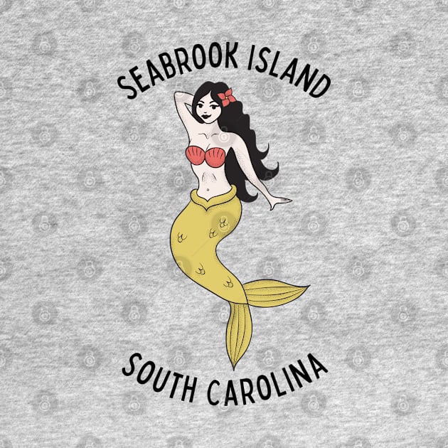 Seabrook Island Beach South Carolina Mermaid by carolinafound